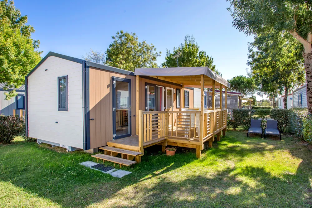 Location - Mobil Home  Premium, 3 Chambres, 6 Pers., 33M2, Climatisation - Camping Au Pigeonnier