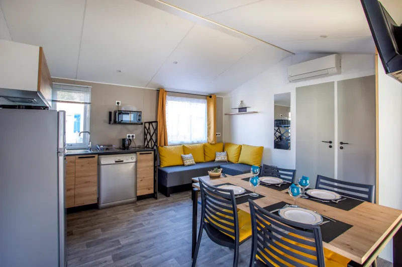 Mobilhome  Premium 2 Chambres, 32M2, Climatisation.
