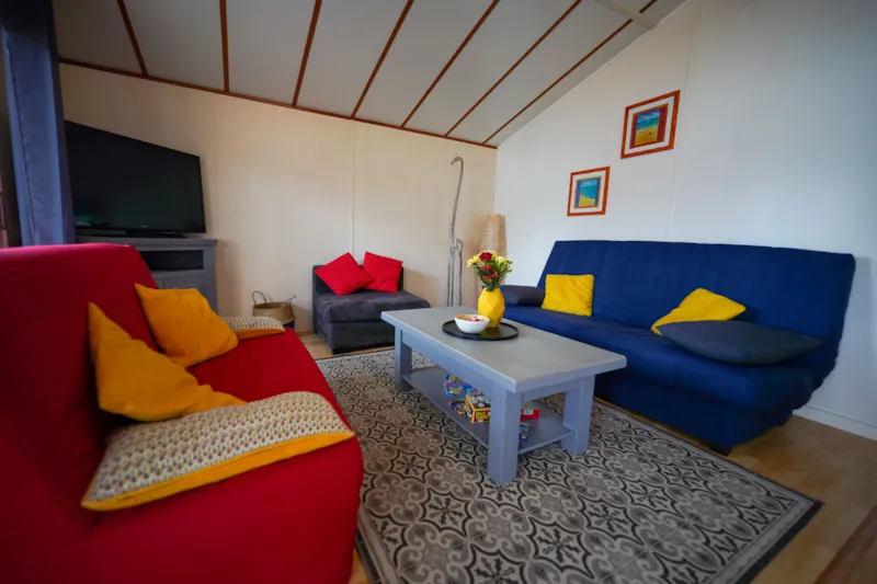 Mobil Home Super Premium Grand Large 68M², 3Ch, 6/8 Pers.,Clim., Veranda, Terrasse Couverte