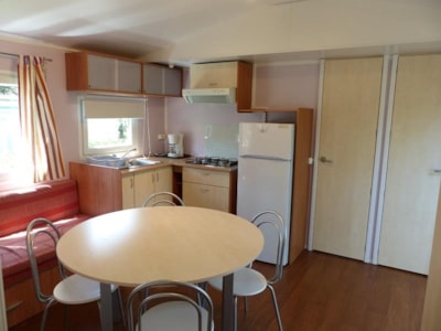 Mobil-Home Confort Sun Roller -35m² (3bedroom) - semi-covered terrace - air conditioning