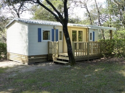 Mobil-Home Confort Sun Roller -35m² (3bedroom) - semi-covered terrace - air conditioning