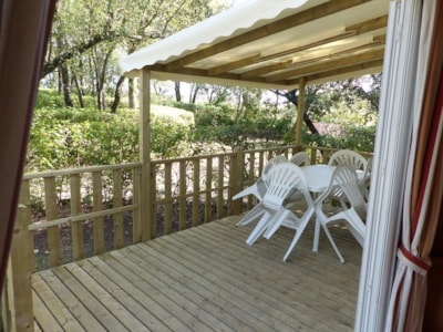Mobil-Home Confort Sun Roller -35m² (3bedroom) - semi-covered terrace - air conditioning