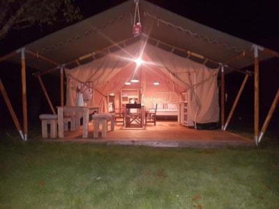 Lodge Safari Standard 25m² 2 bedrooms - terrace (without toilet blocks)