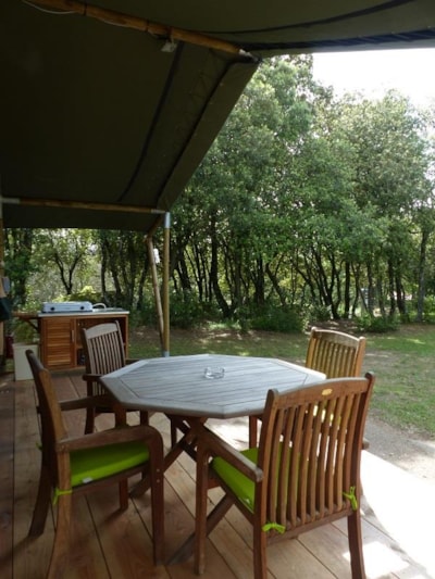 Lodge Safari Standard 25m² 2 bedrooms - terrace (without toilet blocks)