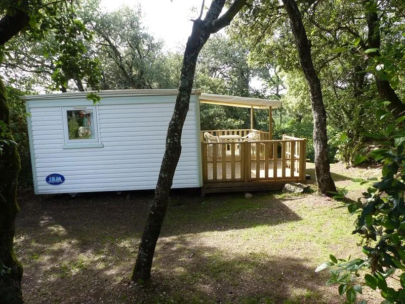 Mobil-Home Confort 28M² 2 Chambres - Terrasse Semi-Couverte - Tv - Clim