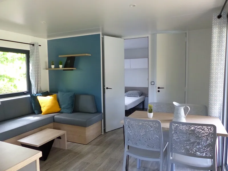 Mobil-Home Premium 30M² 2 Chambres  - Terrasse Couverte - Tv - Clim