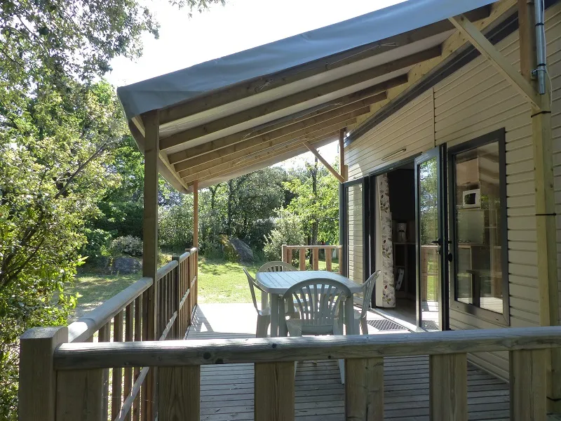 Mobil-Home Premium 32M² 3 Chambres - Terrasse Semi-Couverte - Tv - Clim