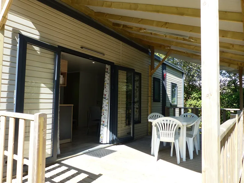 Mobil-Home Premium 32M² 3 Chambres - Terrasse Semi-Couverte - Tv - Clim