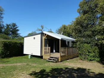 Mietunterkunft - Mobilheim Premium  32M² 3 Schlafzimmer - Halbüberdachte Terrasse - Tv - Flower Camping Le Martinet Rouge