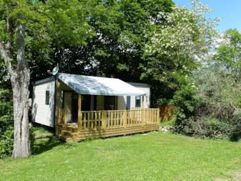 Mietunterkunft - Mobilheim Premium 30M² 2 Schlafzimmer - Flower Camping Le Martinet Rouge