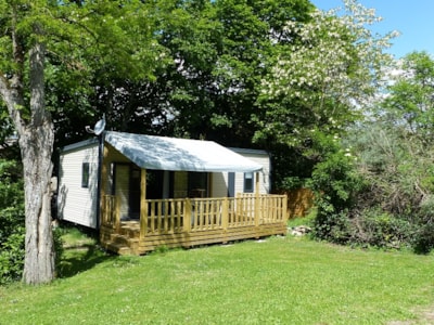 Mobil-Home Premium -30m² -2 bedrooms - covered terrace - TV - Air conditioning