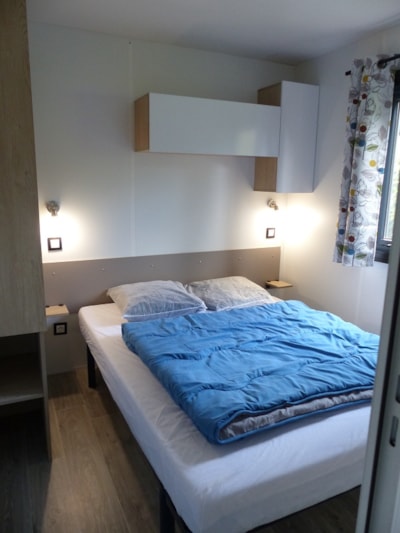 Mobile-home Premium 32m² 3 bedrooms - Half-covered terrace - TV