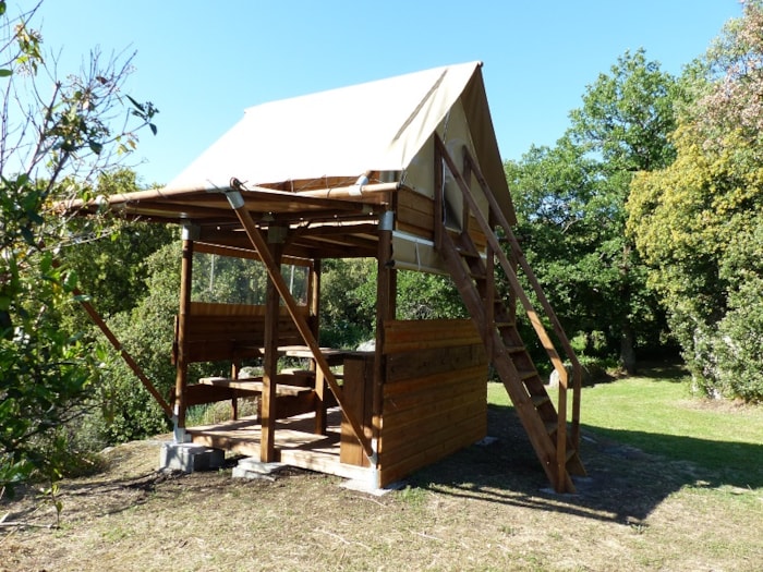 Tente Bivouac Small Sur Pilotis Standard 1 Chambre - En Pleine Nature (Sans Sanitaires)