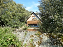Location - Tente Bivouac Xl Sur Pilotis Standard 2 Chambres - En Pleine Nature (Sans Sanitaires) - Flower Camping Le Martinet Rouge