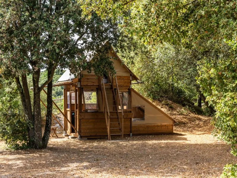 Tente Bivouac Xl Sur Pilotis Standard 2 Chambres - En Pleine Nature (Sans Sanitaires)