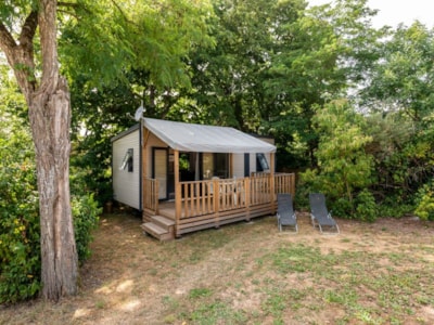 Mobil-Home Premium -30m² -2 bedrooms - covered terrace - TV - Air conditioning