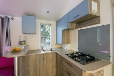 Mobile home Caraïbes with air conditioning - 2 bedrooms