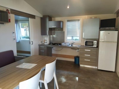 C - Mobilhome Hélios - PMR adapted - 2 bedrooms -32m² -with covered terrace