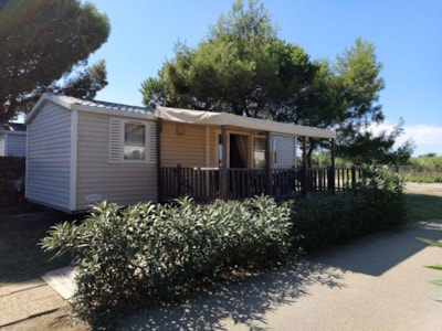 C - Mobilhome Hélios - PMR adapted - 2 bedrooms -32m² -with covered terrace