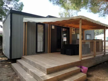 Mietunterkunft - Mobilheim Méditerranée Vip 3 Schlafzimmer - Chadotel Le Trivoly