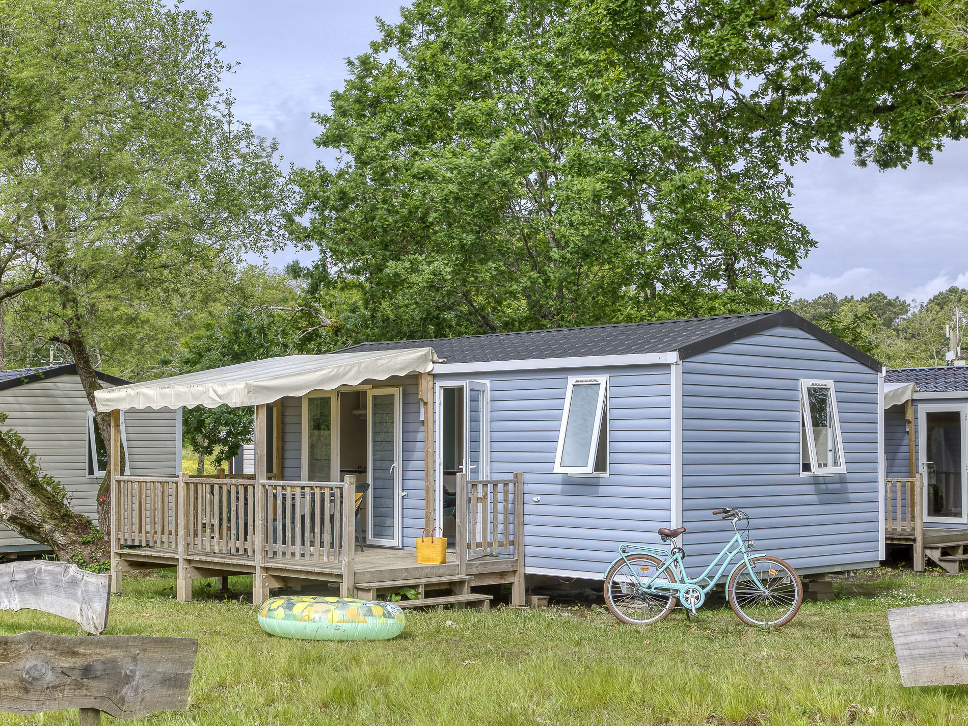 Location - Mobil-Home Confort 2 Chambres - Camping Le Bordenéo