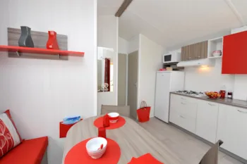 Mietunterkunft - Mobilheim 2 Zimmer Confort - Camping de L'Ile Verte