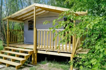 Mietunterkunft - Ecolodge Totem - Camping de L'Ile Verte