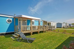 Mietunterkunft - Mobilheim 3 Zimmer Luxe - Camping de L'Ile Verte
