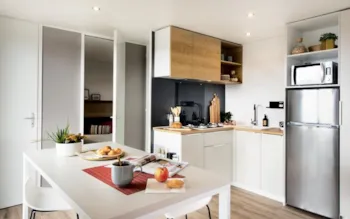 Mietunterkunft - Mobilheim 2 Zimmer Grand Luxe 2020 - Camping de L'Ile Verte