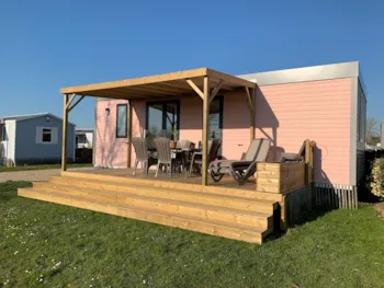Mietunterkunft - Mobilheim 3 Zimmer Grand Luxe 2020 - Camping de L'Ile Verte