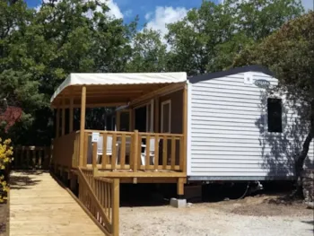 Mietunterkunft - Mobilheim Sun Life - Barrierefrei - 28 M² - 2 Schlafzimmer - Clico Chic - Camping Les Sources de Gordes