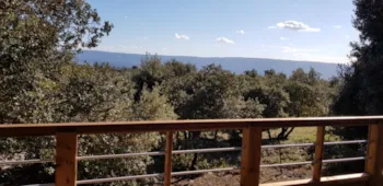 Mietunterkunft - Mobilheim Bubble Top Presta Blick Auf Den Luberon - 32 M² - 2 Schlafzimmer - Clico Chic - Camping Les Sources de Gordes