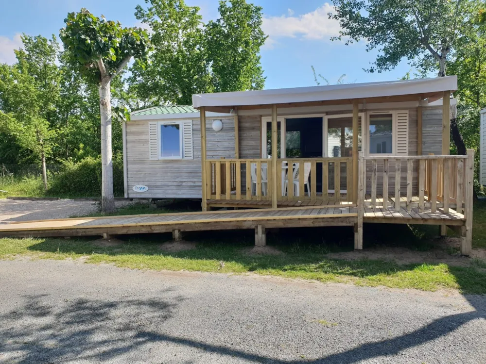 Location - Mh Confort Large 2 Ch/ 4P. Personne À Mobilité Réduite (Pmr) + Tv - Le Fief de Melin