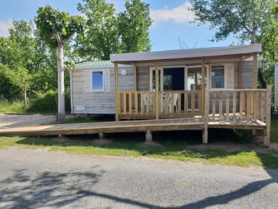 Mobile-home Confort Large - 2 bedrooms adapted to the people with reduced mobility + TV