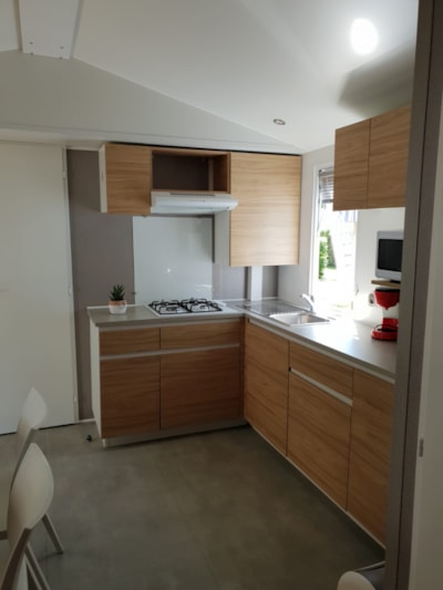 Mobile-home Privilège 3 bedrooms - TV + Dishwasher+ air-conditioning