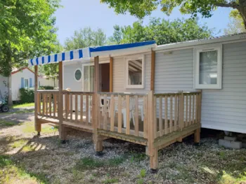 Huuraccommodatie(s) - Stacaravan Privilège 3 Slaapkamers - Tv + Vaatwasmachine+ Airconditioning - Le Fief de Melin