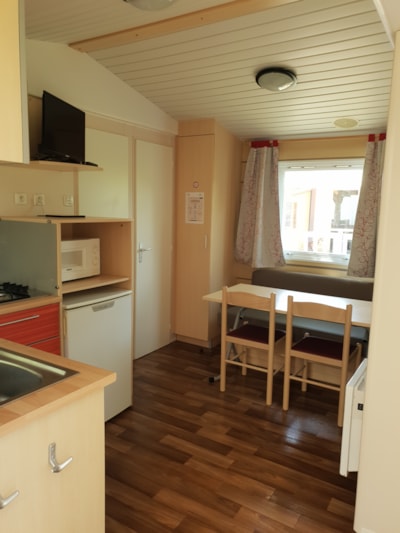 Mobile-home Confort compact - 2 bedrooms + TV