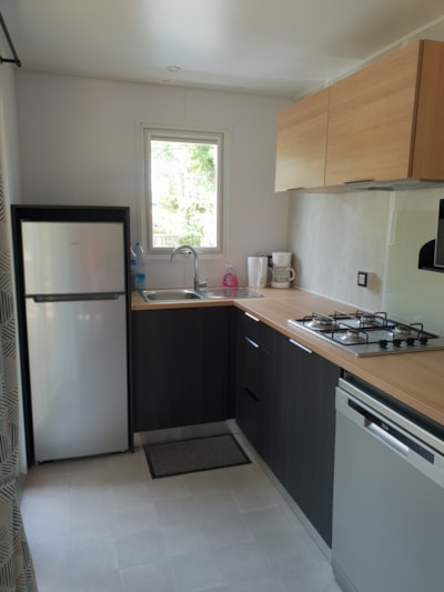 Mobile home Premium - 2 bedrooms + TV + Dishwasher + Air conditioning