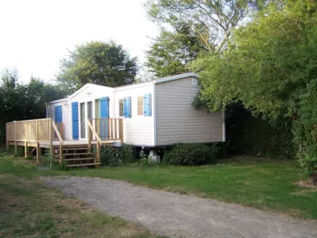Mietunterkunft - Mobilheim Confort Emlux 39M2 - Camping de Kernéjeune