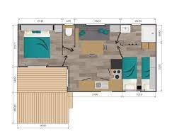 Mobil-Home Type 2 Detente 26M² - 2 Chambres