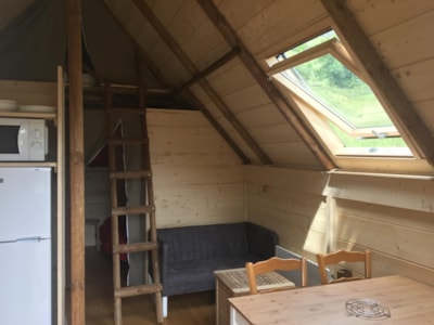 Tent Lodge 24m², 2 bedrooms + mezzanine