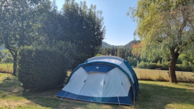 Pitch 1 car + Tent
