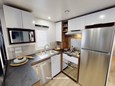 Mobile home Bien être with 3 bedrooms Signature with aircon