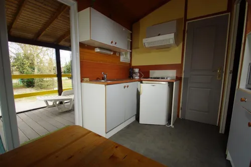 Location - Chalet Lavande 21M² - 2 Chambres - image n°2 - Camping l'Oasis des Garrigues