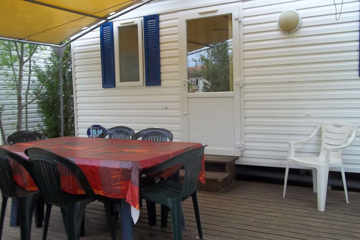 Location - Mobil Home N°41 - 3 Chambres Jade - Camping l'Oasis des Garrigues