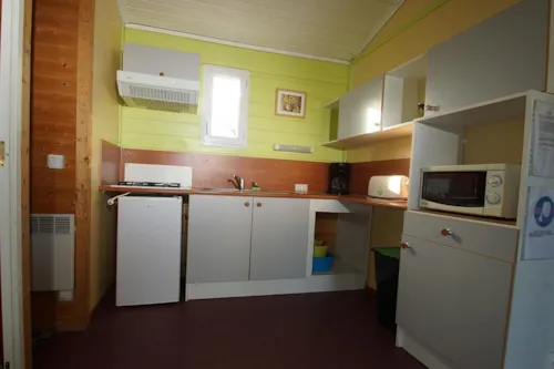 Location - Chalet Mimosa 31M² - 2 Chambres - image n°3 - Camping l'Oasis des Garrigues
