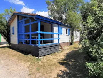 Accommodation - Chalet Edelweiss 34M² - 2 Bedrooms - Camping l'Oasis des Garrigues