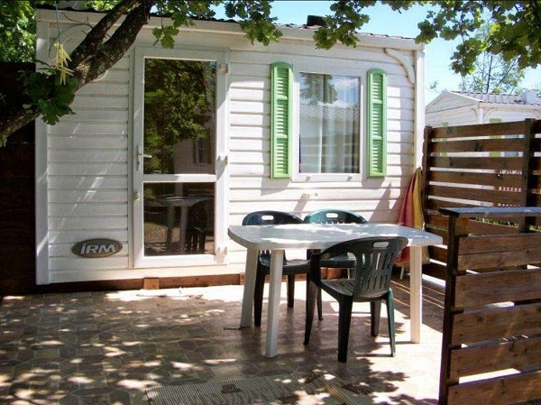 Mietunterkunft - Mobilheim 1 Zimmer Super Astria - Camping l'Oasis des Garrigues