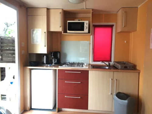 Location - Mobil Home Super Astria 16M² - 1 Chambre - image n°2 - Camping l'Oasis des Garrigues