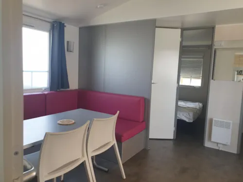 Huuraccommodatie(s) - Stacaravan Confort (Van De Eigenaar) - 28M² - 2 Slaapkamers (Jaar 2013) - image n°6 - Camping l'Oasis des Garrigues